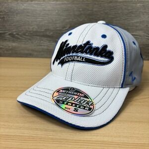 Minnetokna Hat Cap Fitted Small White Minnesota High School Football Skipper